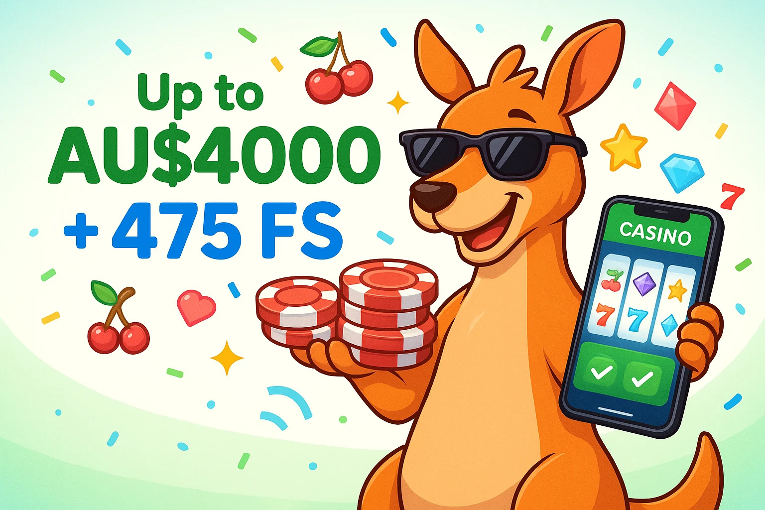 Rooli Casino banner - Welcome Bonus and Free Spins